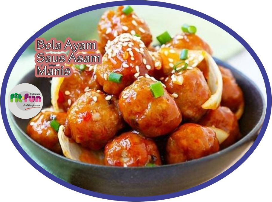 BOLA AYAM SAUS ASAM MANIS
