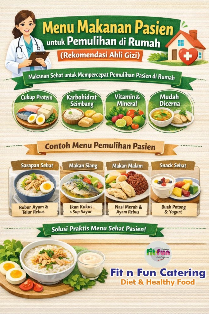 Menu Makanan Pasien untuk Pemulihan di Rumah (Rekomendasi Ahli Gizi)