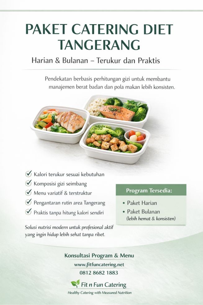 Paket Catering Diet Tangerang Harian & Bulanan  Sehat Tanpa Ribet